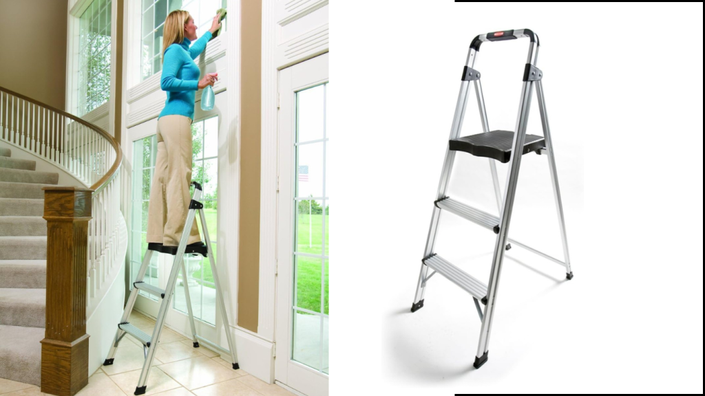 Rubbermaid 3-Step Aluminum Step Stool Ladder Review_IMAGE