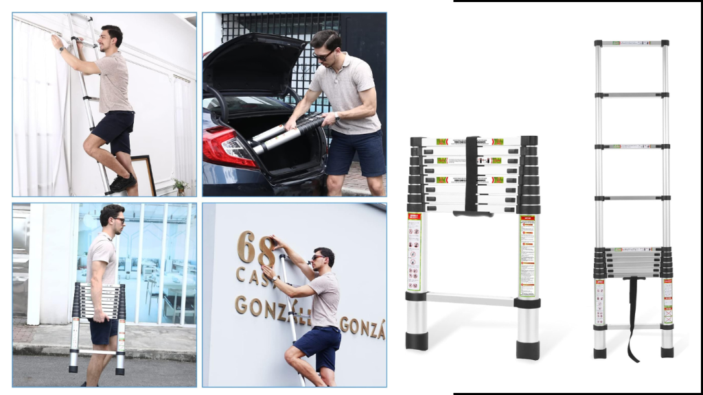 IKADE Telescopic Ladder 8.5FT Review_IMAGE