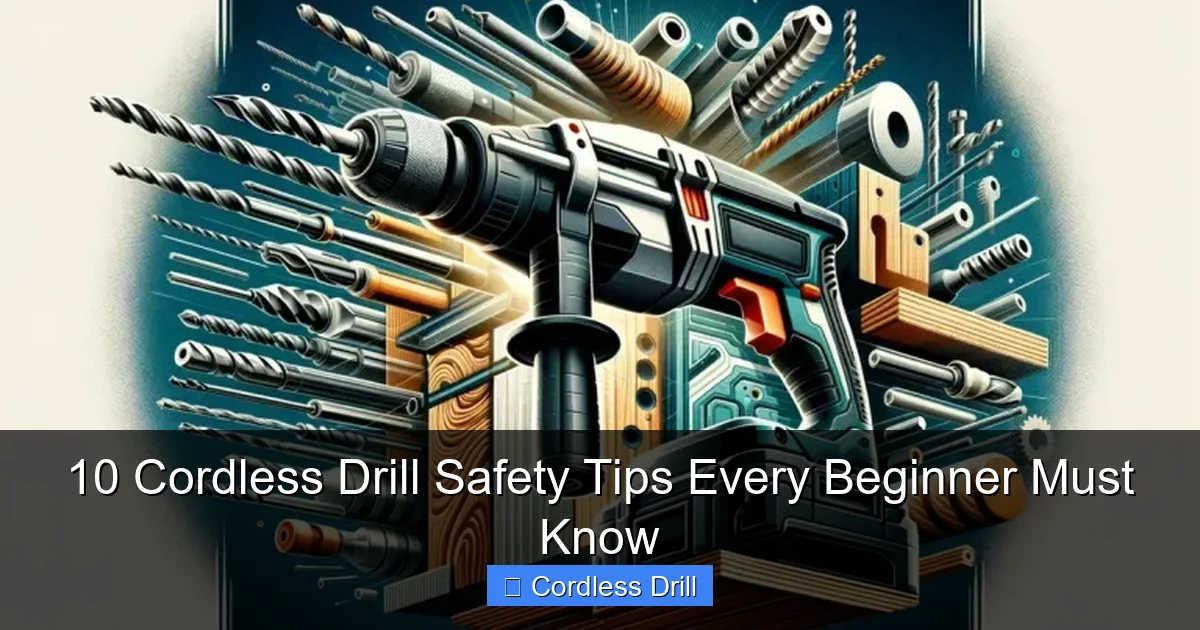 10 Cordless Drill Safety Tips Every Beginner Must Know
