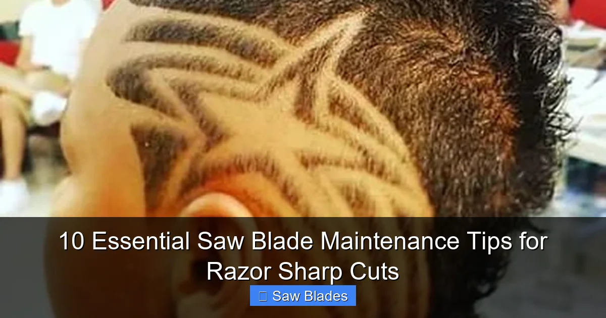 10 Essential Saw Blade Maintenance Tips for Razor Sharp Cuts