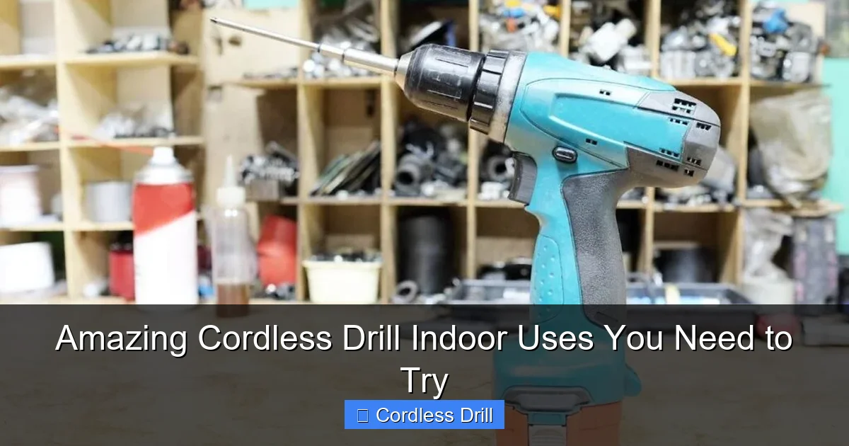 Amazing Cordless Drill Indoor Uses You Need to Try