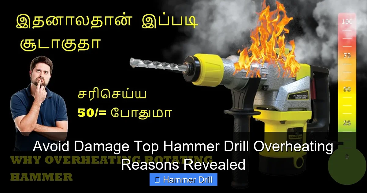 Avoid Damage Top Hammer Drill Overheating Reasons Revealed