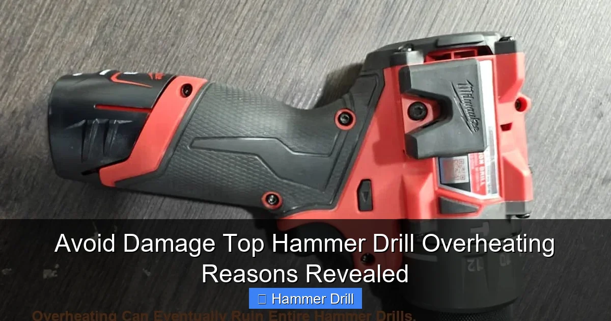 Avoid Damage Top Hammer Drill Overheating Reasons Revealed