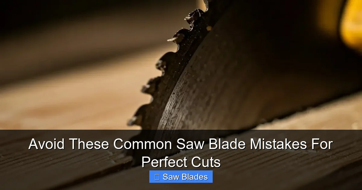 Avoid These Common Saw Blade Mistakes For Perfect Cuts