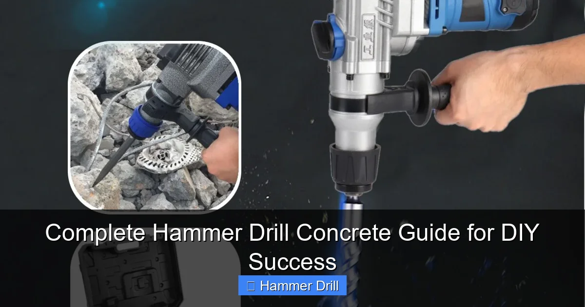 Complete Hammer Drill Concrete Guide for DIY Success