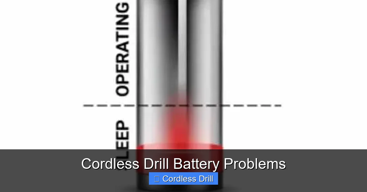 Cordless Drill Battery Problems