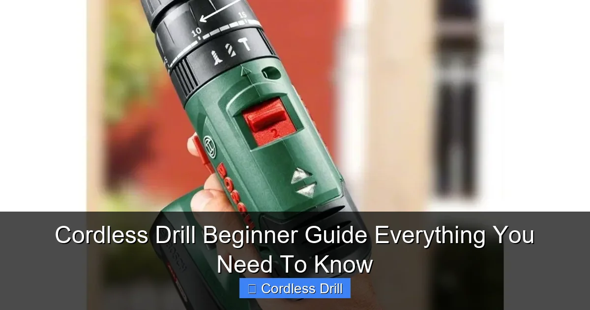 Cordless Drill Beginner Guide Everything You Need To Know