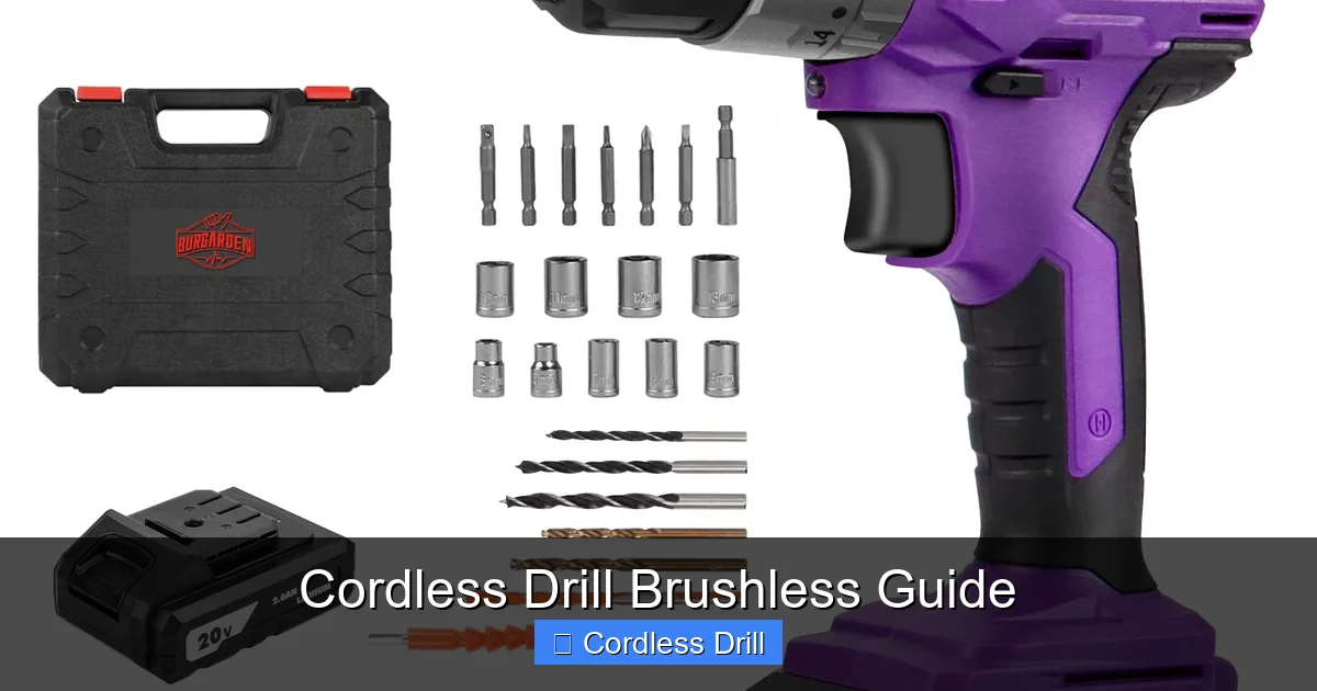 Cordless Drill Brushless Guide