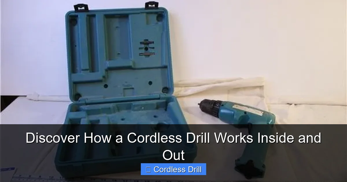 Discover How a Cordless Drill Works Inside and Out