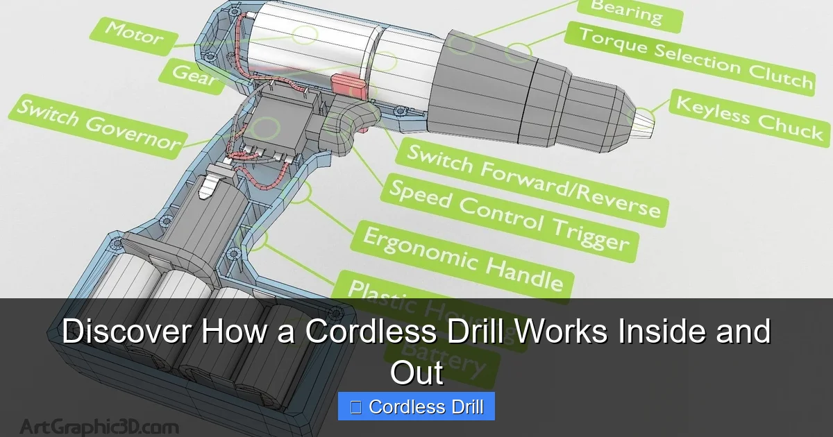 Discover How a Cordless Drill Works Inside and Out