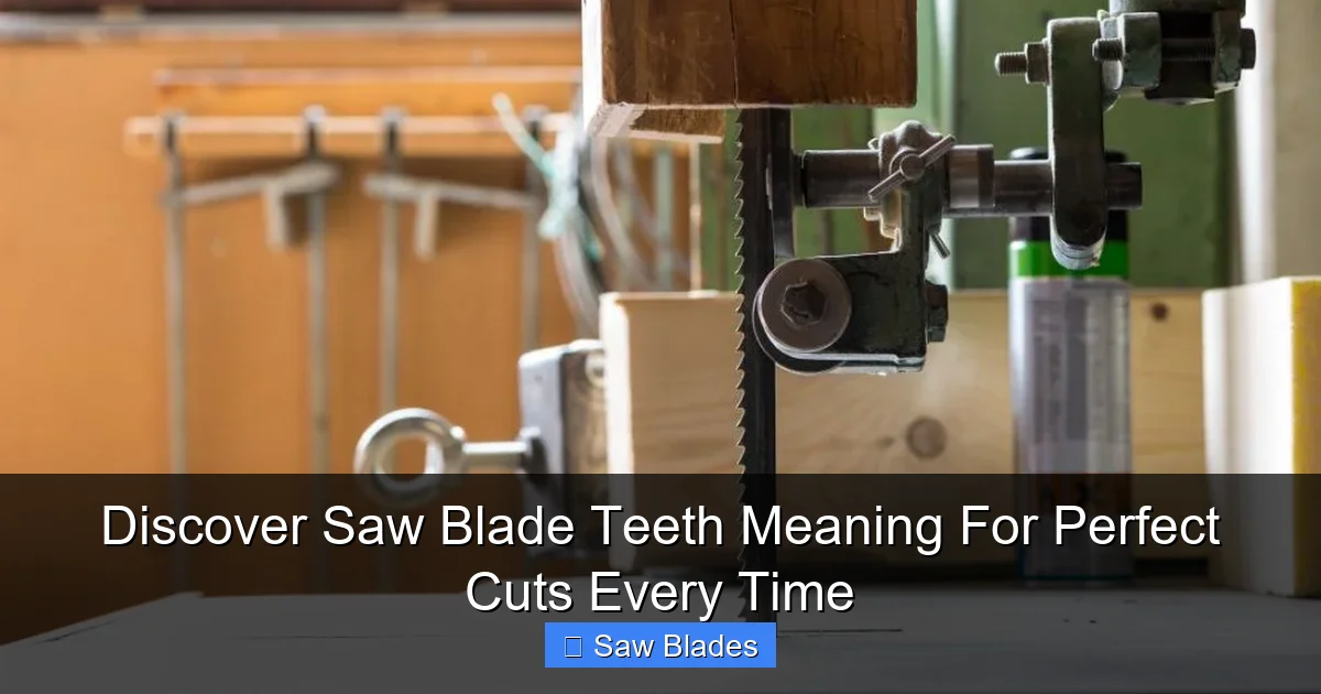 Discover Saw Blade Teeth Meaning For Perfect Cuts Every Time