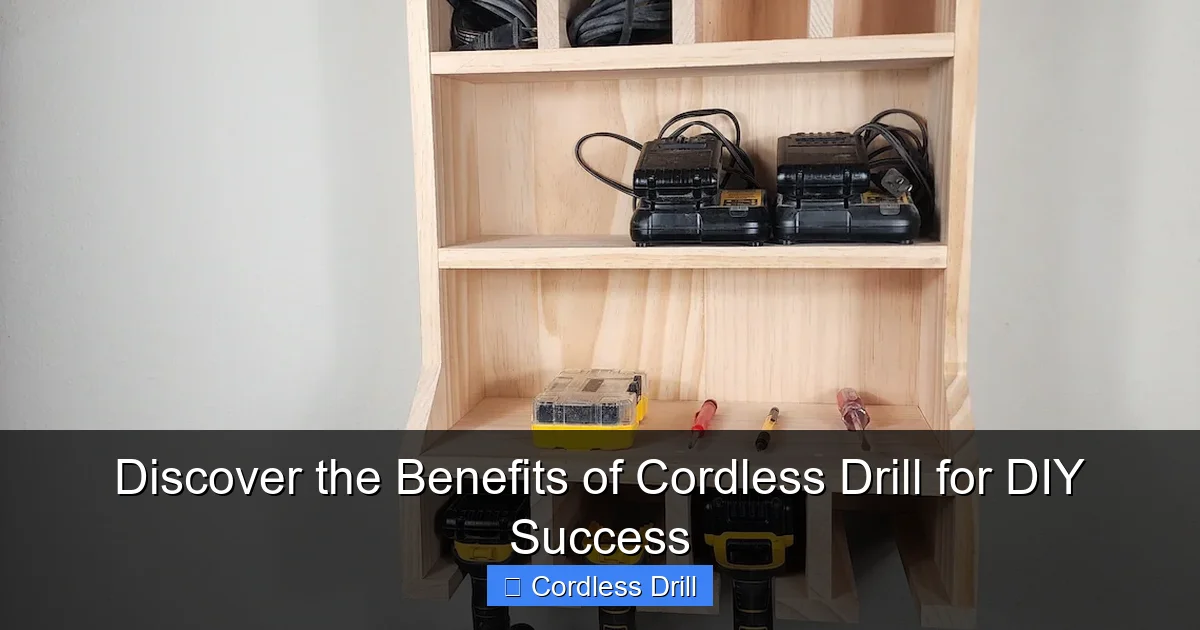 Discover the Benefits of Cordless Drill for DIY Success