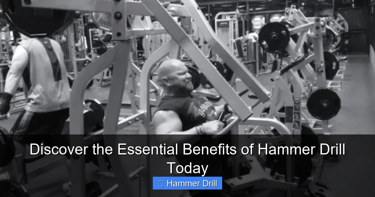 Discover the Essential Benefits of Hammer Drill Today