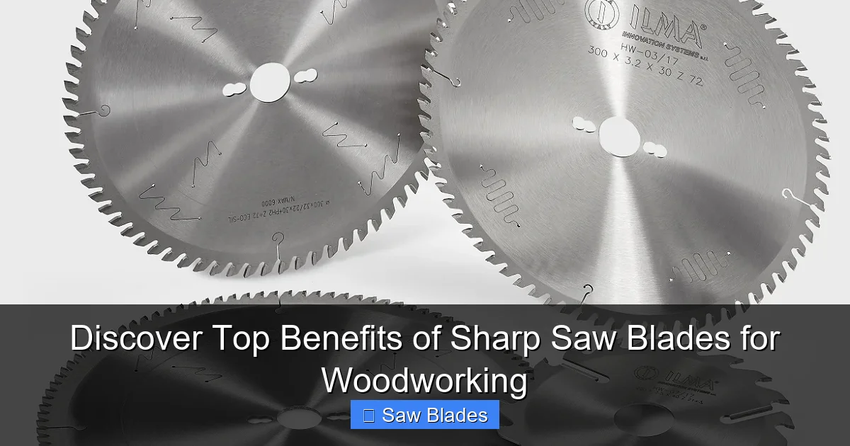 Discover Top Benefits of Sharp Saw Blades for Woodworking