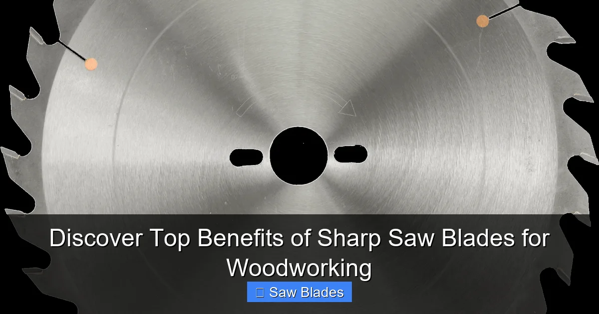 Discover Top Benefits of Sharp Saw Blades for Woodworking