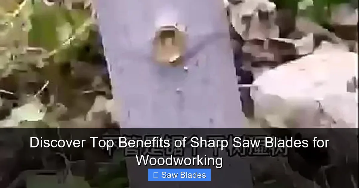 Discover Top Benefits of Sharp Saw Blades for Woodworking