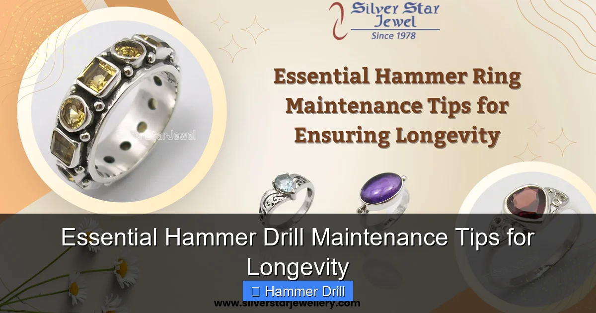 Essential Hammer Drill Maintenance Tips for Longevity