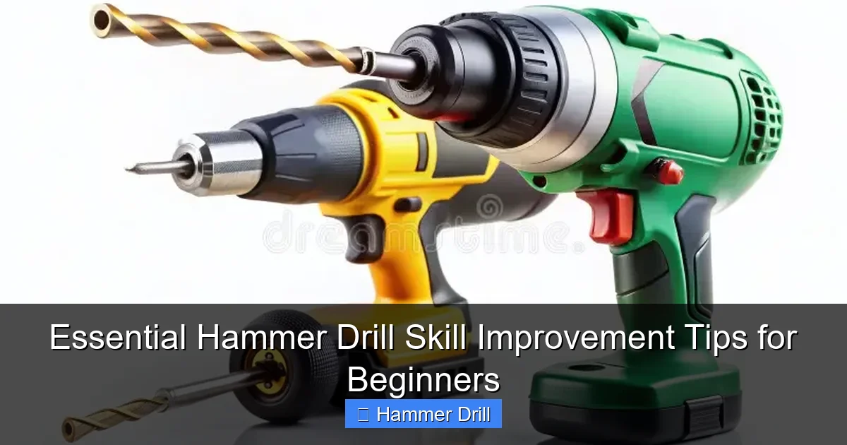 Essential Hammer Drill Skill Improvement Tips for Beginners