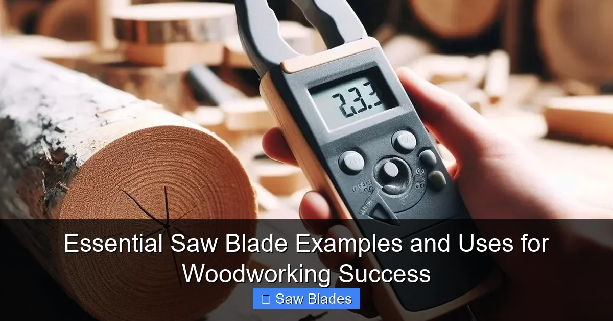 Essential Saw Blade Examples and Uses for Woodworking Success