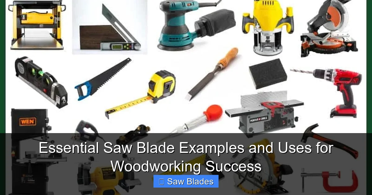 Essential Saw Blade Examples and Uses for Woodworking Success