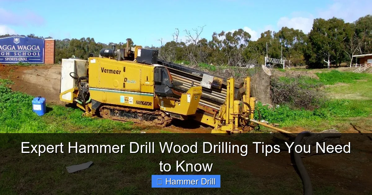 Expert Hammer Drill Wood Drilling Tips You Need to Know