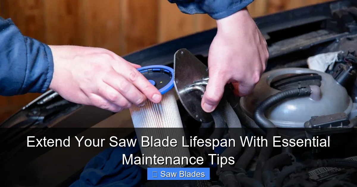 Extend Your Saw Blade Lifespan With Essential Maintenance Tips