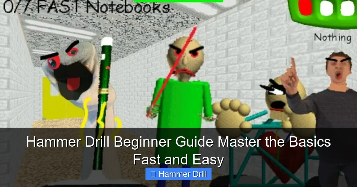 Hammer Drill Beginner Guide Master the Basics Fast and Easy