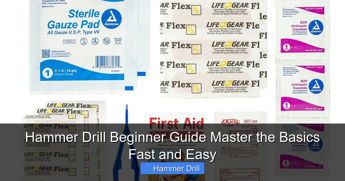 Hammer Drill Beginner Guide Master the Basics Fast and Easy