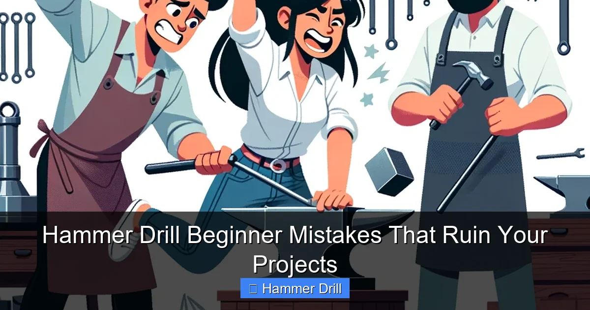 Hammer Drill Beginner Mistakes That Ruin Your Projects