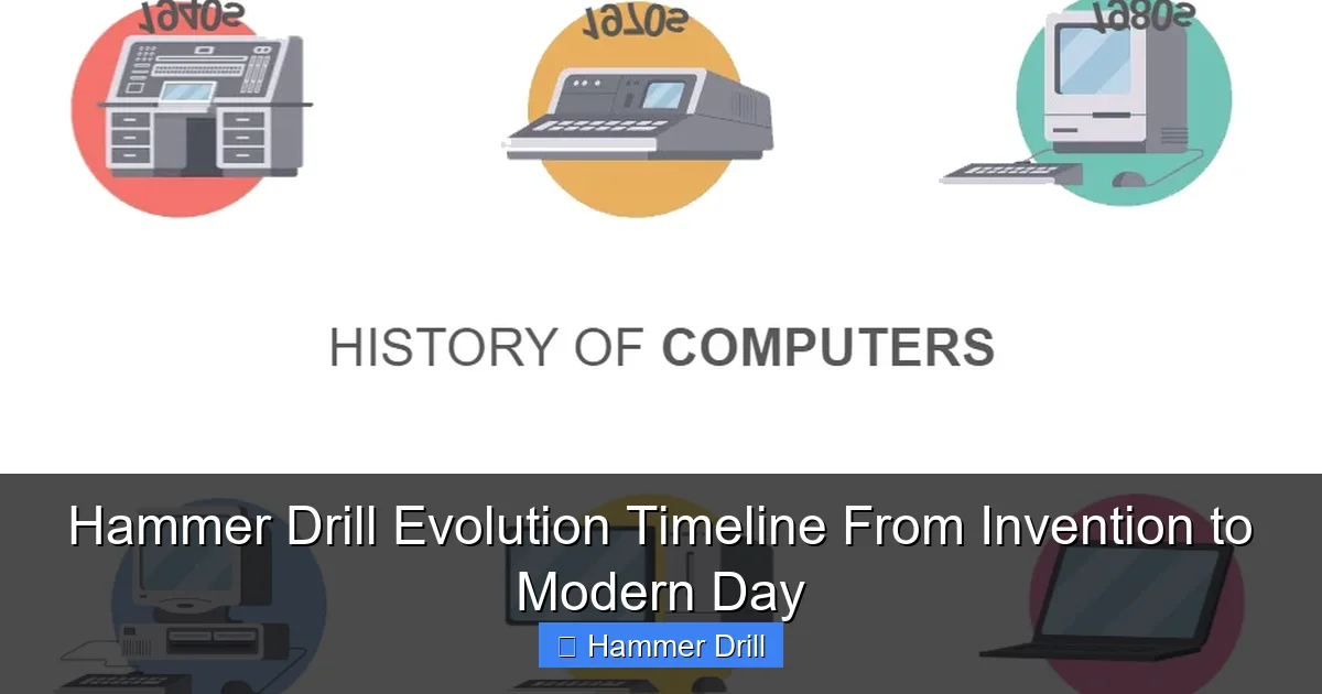 Hammer Drill Evolution Timeline From Invention to Modern Day