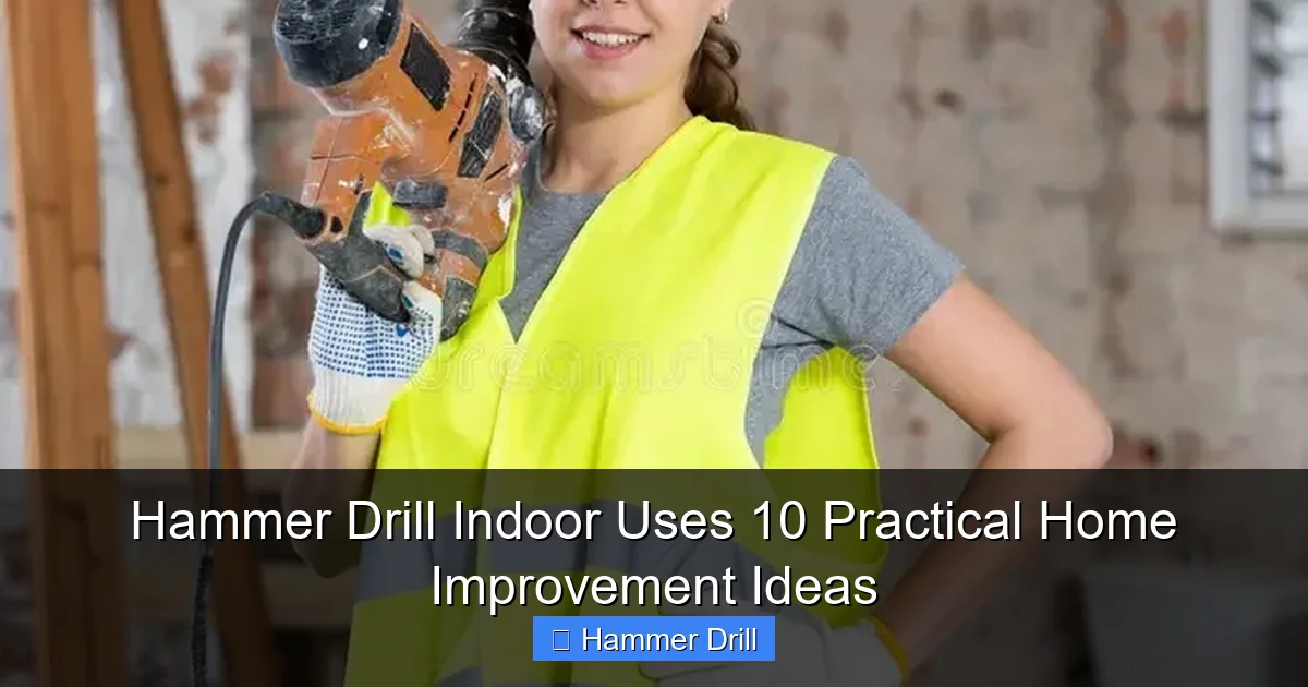 Hammer Drill Indoor Uses 10 Practical Home Improvement Ideas