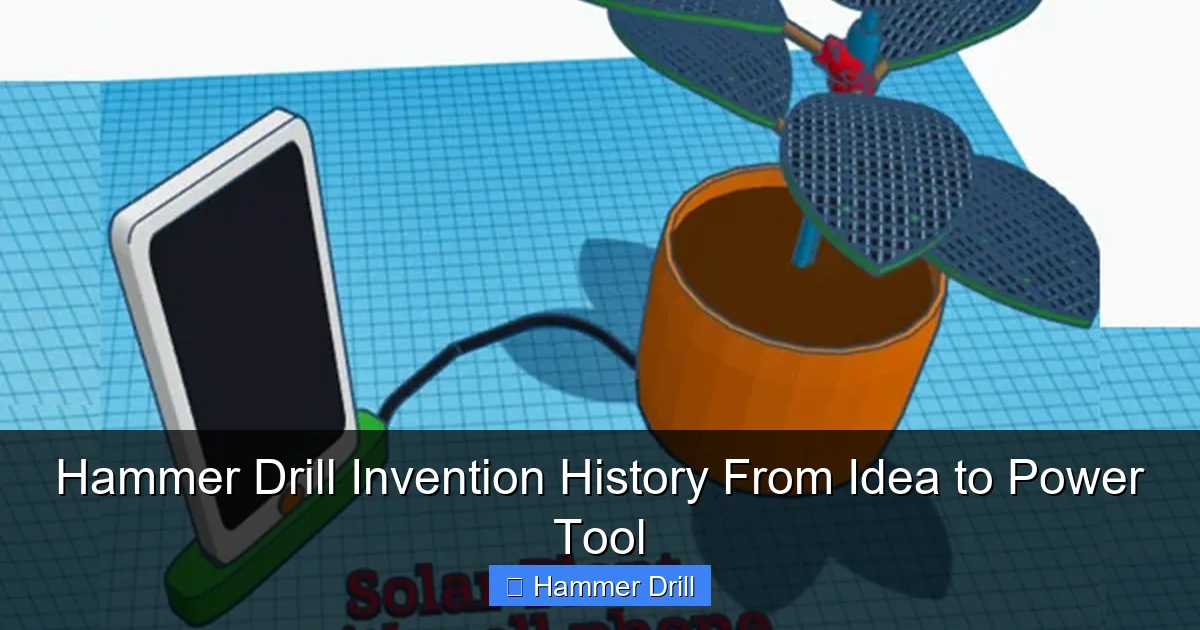 Hammer Drill Invention History From Idea to Power Tool