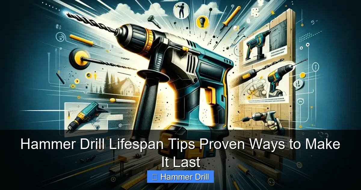 Hammer Drill Lifespan Tips Proven Ways to Make It Last