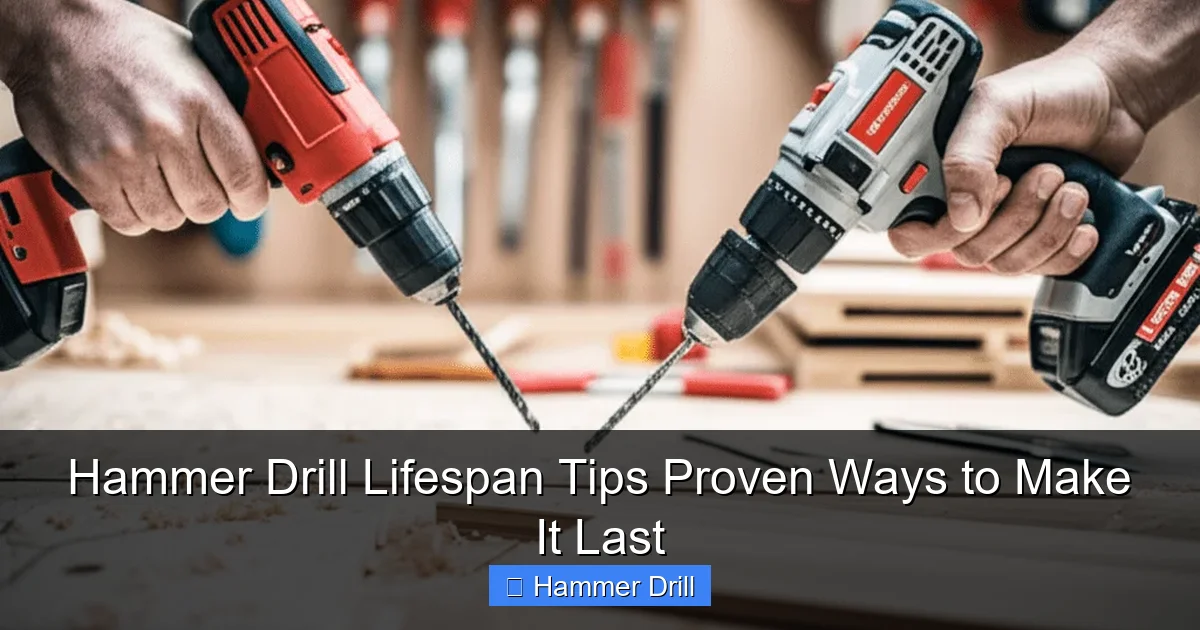 Hammer Drill Lifespan Tips Proven Ways to Make It Last