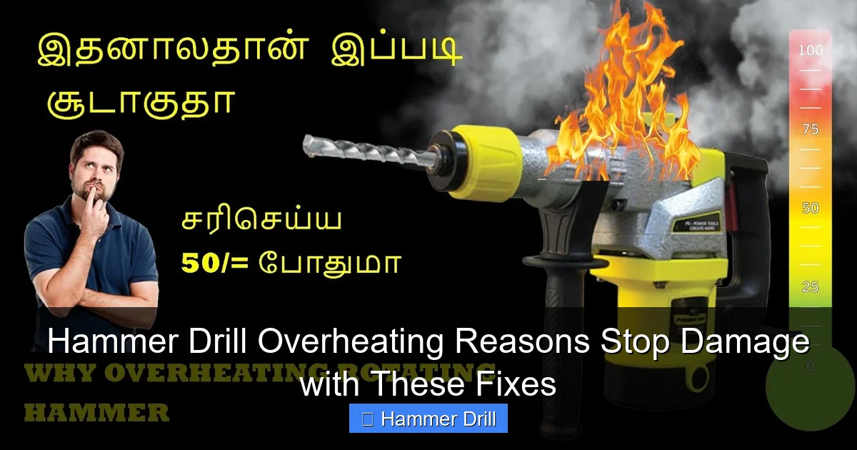 Hammer Drill Overheating Reasons Stop Damage with These Fixes
