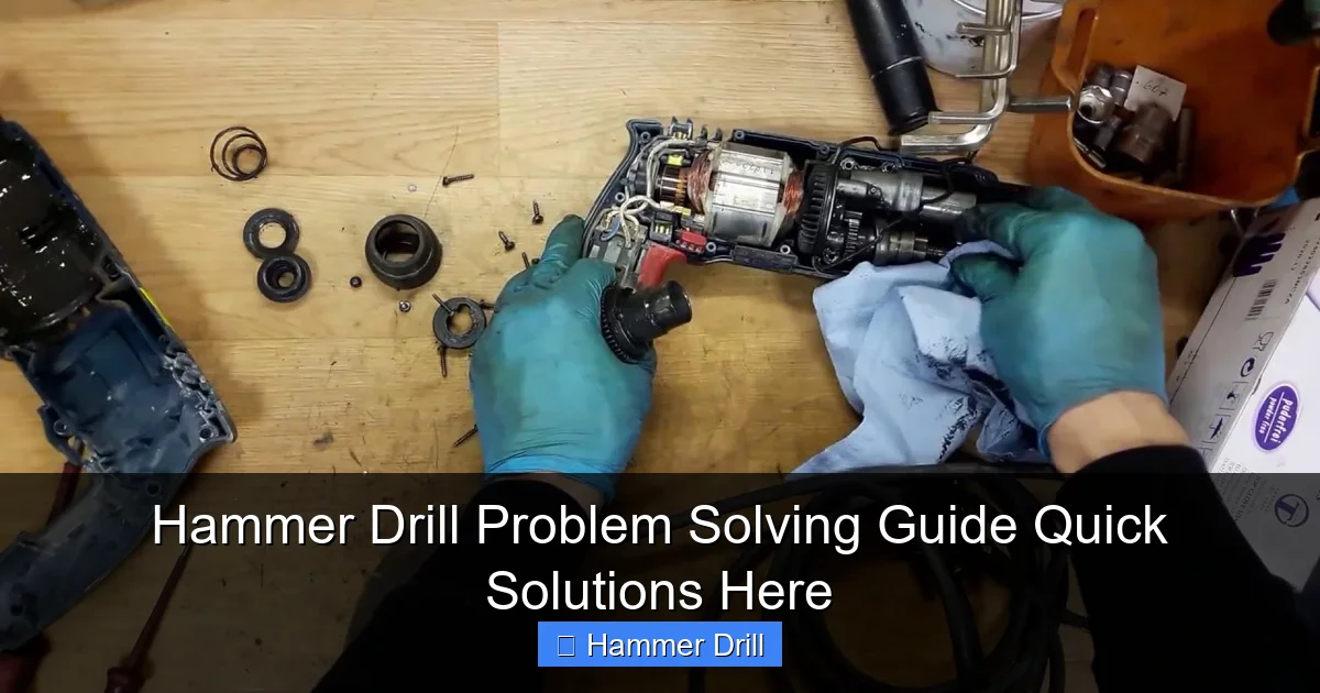 Hammer Drill Problem Solving Guide Quick Solutions Here