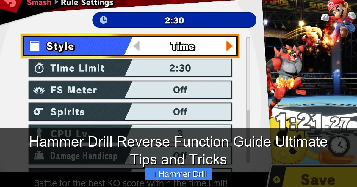 Hammer Drill Reverse Function Guide Ultimate Tips and Tricks