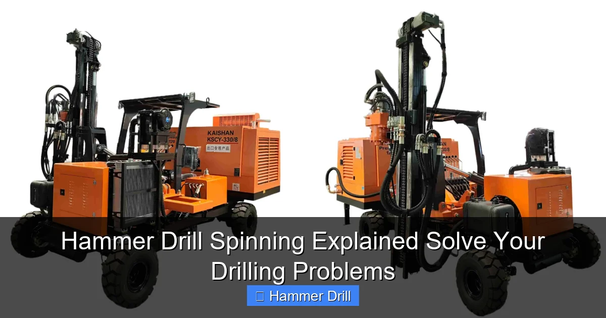 Hammer Drill Spinning Explained Solve Your Drilling Problems