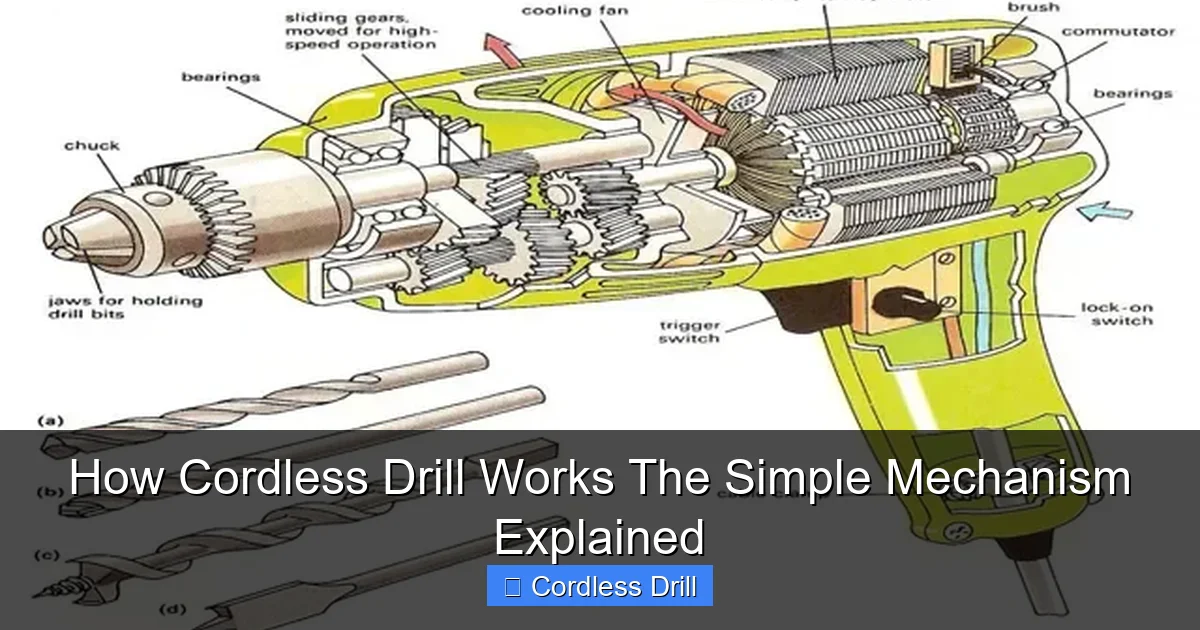 How Cordless Drill Works The Simple Mechanism Explained
