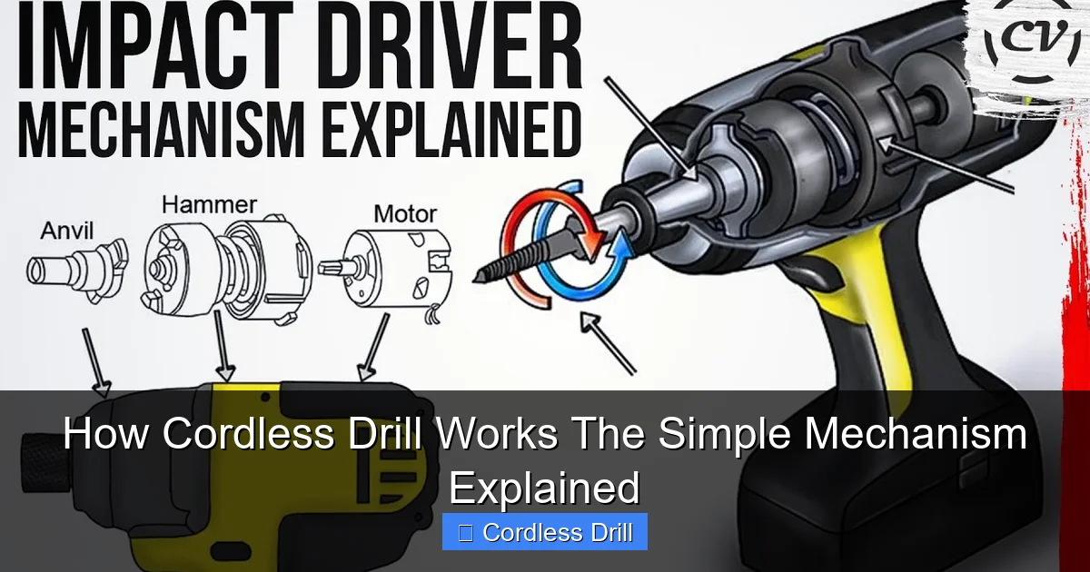 How Cordless Drill Works The Simple Mechanism Explained