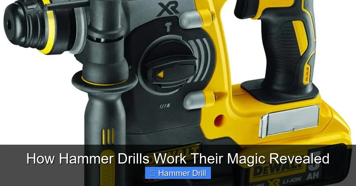 How Hammer Drills Work Their Magic Revealed