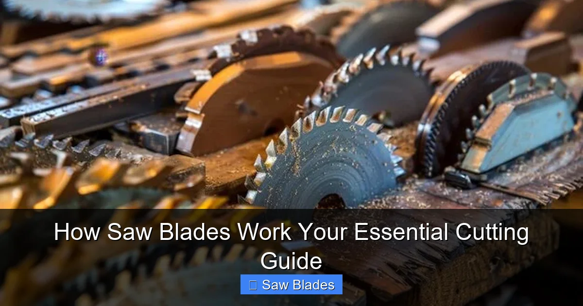 How Saw Blades Work Your Essential Cutting Guide