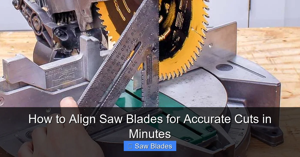 How to Align Saw Blades for Accurate Cuts in Minutes