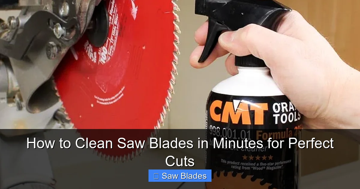 How to Clean Saw Blades in Minutes for Perfect Cuts
