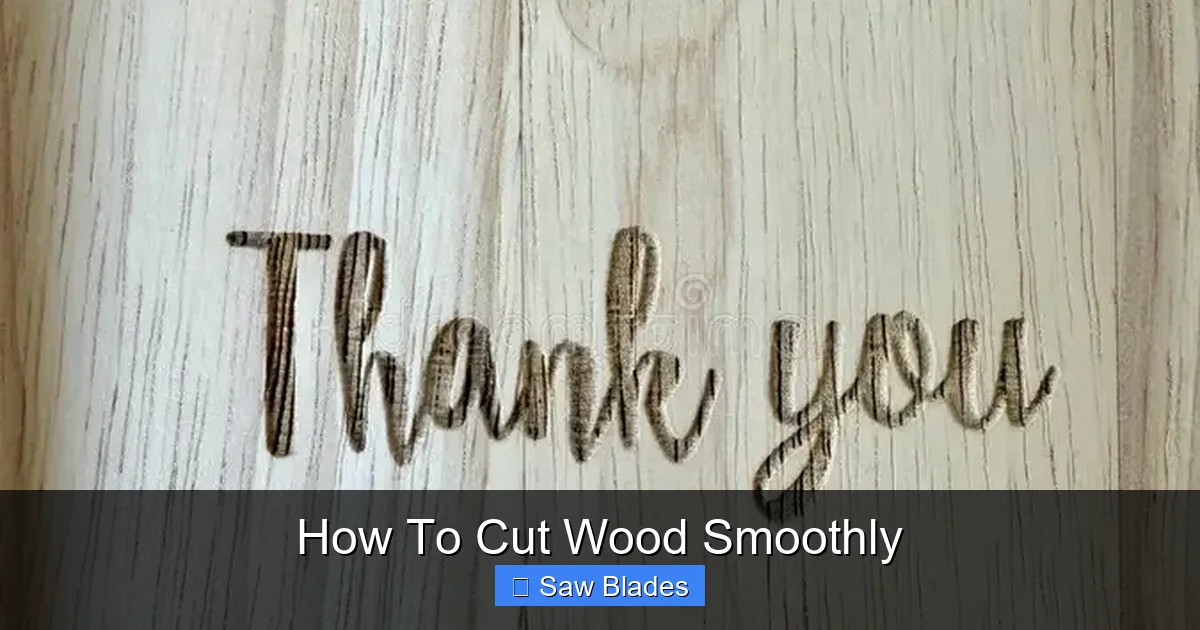 How To Cut Wood Smoothly