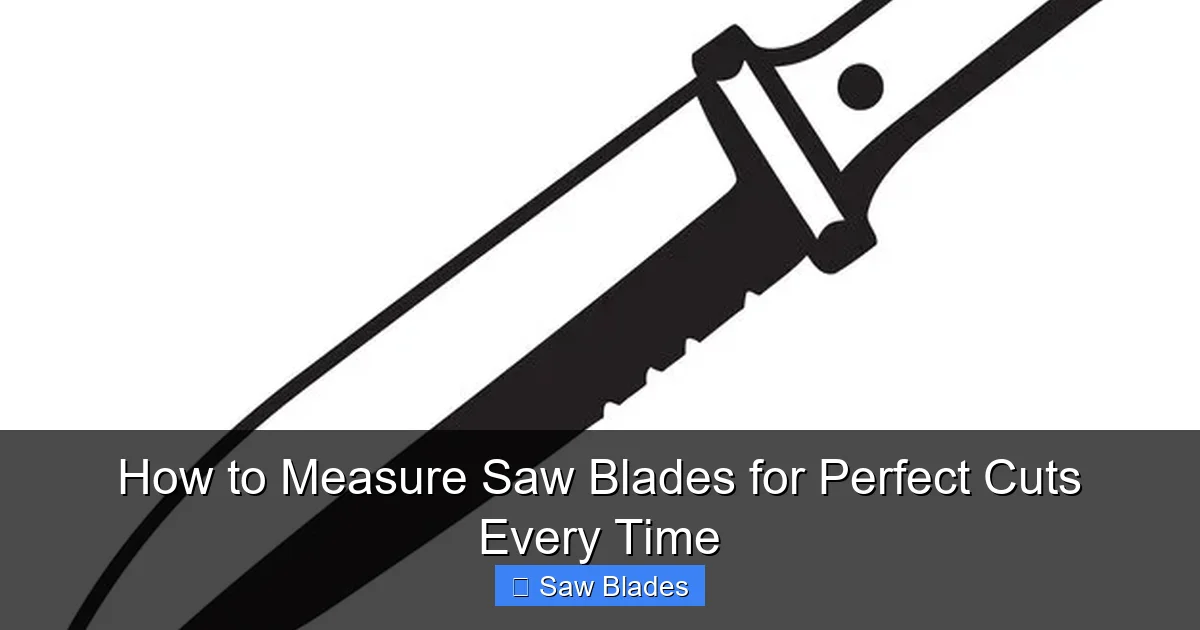 How to Measure Saw Blades for Perfect Cuts Every Time