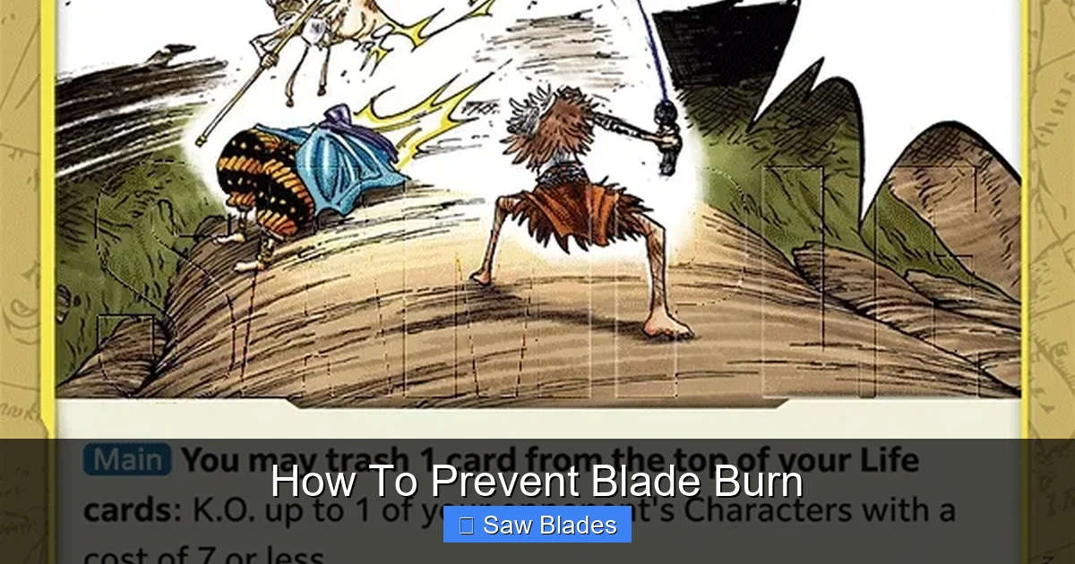 How To Prevent Blade Burn