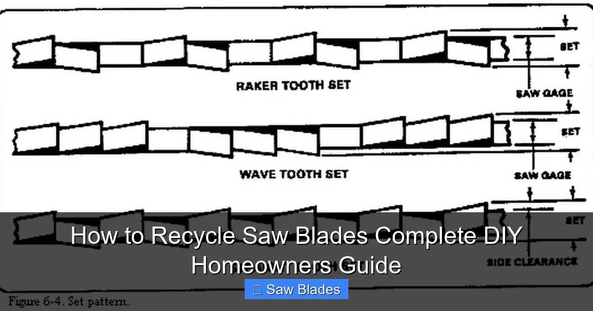 How to Recycle Saw Blades Complete DIY Homeowners Guide