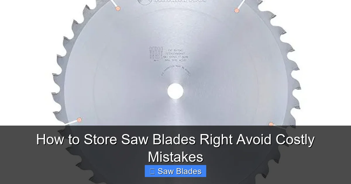 How to Store Saw Blades Right Avoid Costly Mistakes