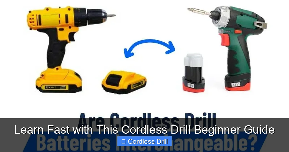 Learn Fast with This Cordless Drill Beginner Guide
